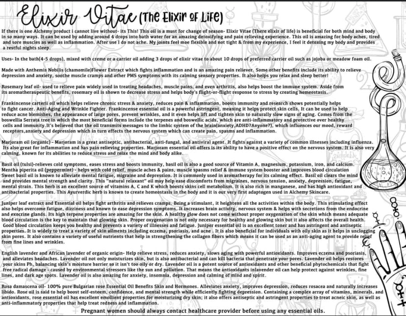 Alchemy's Elixir Vitae skin salve