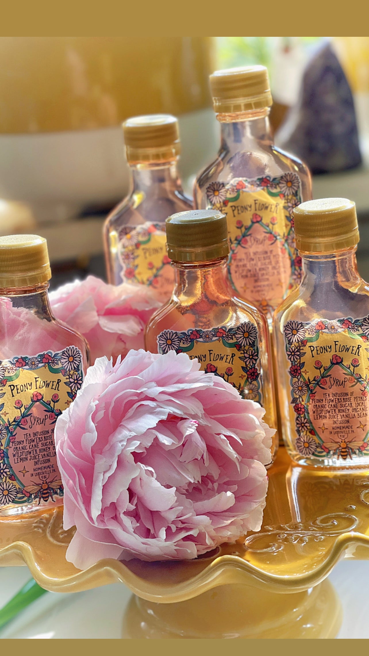 Peony Flower Syrup