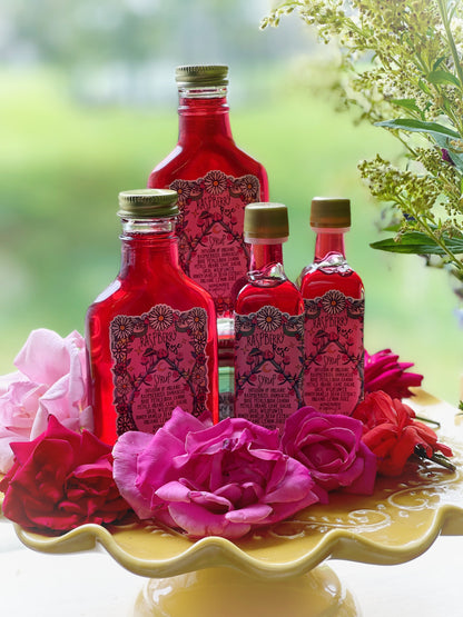 Raspberry Rose Flower Syrup