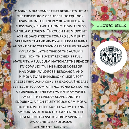 Alchemy Bath- Flower Milk- Perfume Oil or Hydrosol Spray RTS!