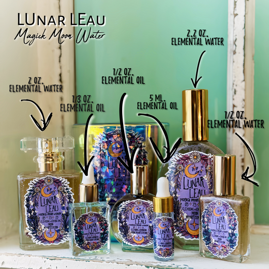 Lunar Leau Moon Water Elemental Oil + Hydrosol