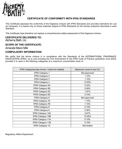 Amande Moonmilk Fragrance Oil