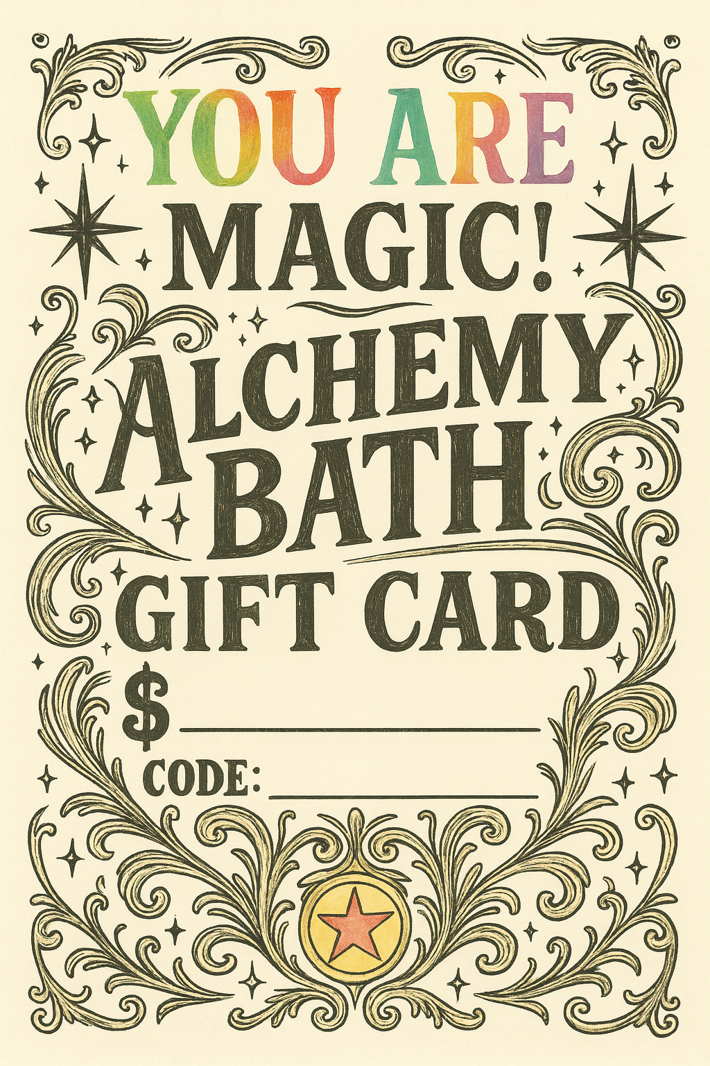 Alchemy Bath Gift Card - instant delivery