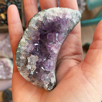 Amethyst Crystal Moon #1