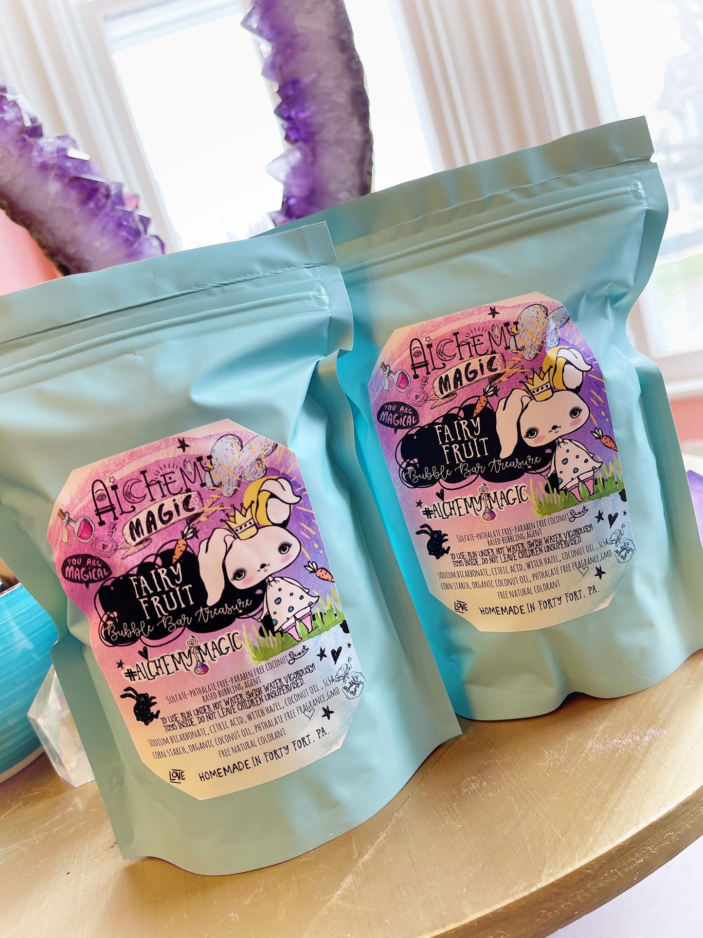 Fairy Fruit BUBBLE BAR Bath TREASURE! 12 oz bag- Ready to Ship!