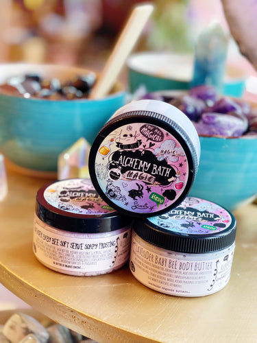 Lavender Baby Bee BODY BUTTER+Lavender Baby Bee Soft Serve Soapy Frosting! 4oz- RTS!