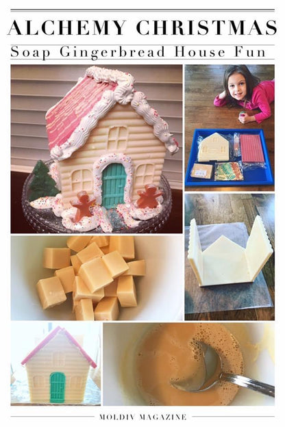 Alchemy's Whimsical Gingerbread Cottage Soap Kit