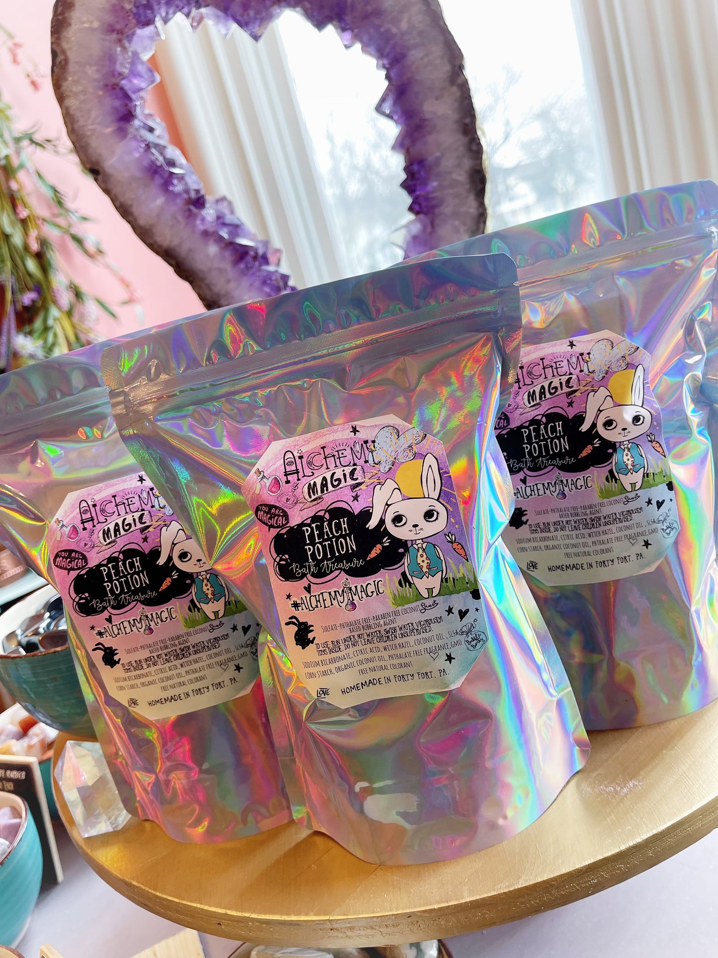 Peach Potion Bath Treasure- 30 Oz Large Bag! READY TO SHIP!