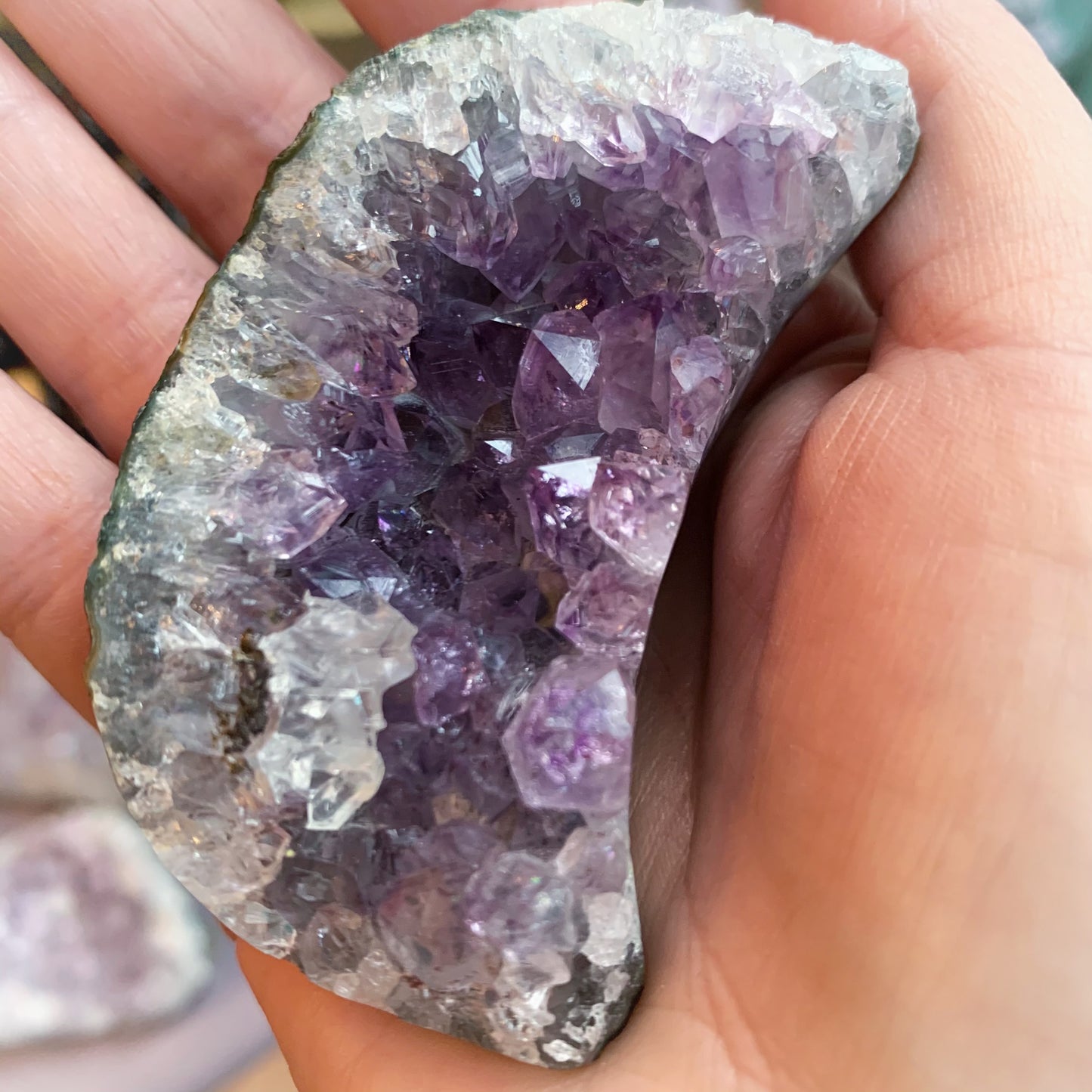 Amethyst Crystal Moon #1